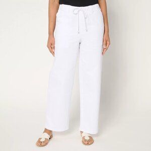 Studio Park x Amy Stran Petite Drawcord Jean- White Sz PS a681981